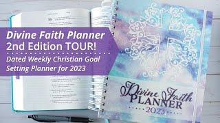 Divine Faith Planner 2023 Tour ~ Christian Goal Setting Planner