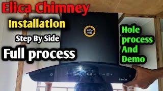 Elica chimney installation process|Elica 60cm chimney installation|How to install elica chimney 2025