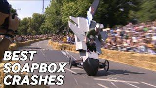 London's BEST CRASHES EVER #redbullsoapboxrace #londoncrashes #soapboxracecrashes #london