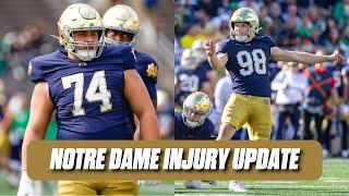 Notre Dame football injury update: Could Billy Schrauth return?  Will Mitch Jeter kick vs. Navy? ️