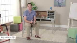 Guidecraft Media Desk & Chair Set - Gray - Product Review Video