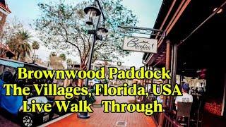 Live Walk-Through The Villages, Florida, USA