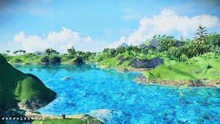 I found the best looking Earth like planet in No Man's Sky after Worlds Update!