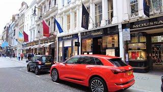 This is London's famous BOND STREET & Mayfair | London Walk (2021)