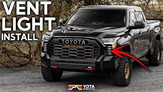 2022+ Tundra Vent Light Install | Running Light And Turn Signals