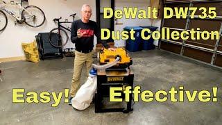 How to Control Dust on the Dewalt 735 Planer