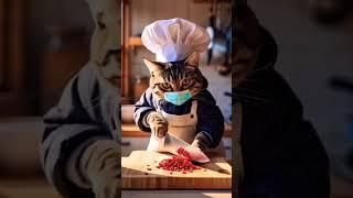 Zunbru Billa in the Kitchen: Cat Cooks food with Style!"