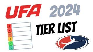 UFA 2024 Teams Tier List