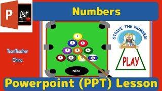 Numbers TEFL Powerpoint Lesson Plan | Classroom PPT Games