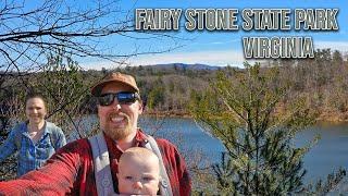 Hiking Fairy Stone State Park With Emmett in Virginia