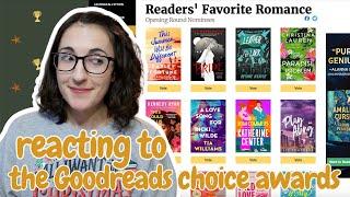 Reacting to the Goodreads Choice Awards 2024 | the same every year...