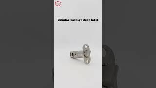 28 degree 60mm backset tubular passage door latch B310 with brass bolt