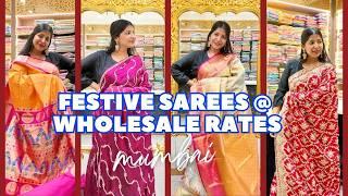 Mumbai's HIDDEN GEM for SAREE LOVERS! From 400 Rs ONLY! PRAMO Kalbadevi