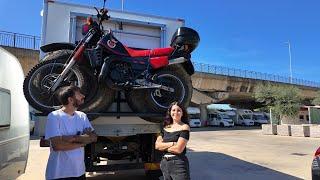 Test del nostro portamoto  Carichiamo la Gilera per la prima volta!!