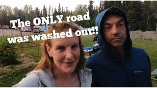 The ONLY road was washed out...and the way around was 2,500km!! S2E3