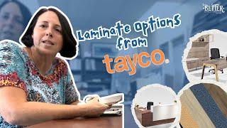 Laminate Colors to Choose from Tayco!