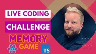 React Live Coding Test | Memory Game /w TypeScript (Intermediate/Senior) FAANG