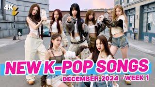 NEW K-POP SONGS | DECEMBER 2024 (WEEK 1)