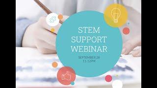 EOP STEM: STEM SUPPORT WEBINAR_Fall 2020