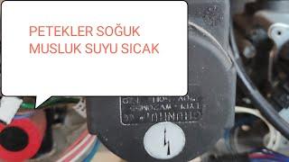 Kombi Muslukta Sıcak Su Var! Petekler Isınmıyor. Petekler Neden ısınmaz ? 3 Yollu Vana Motoru arıza