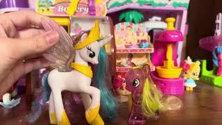 My little pony пони игрушки . Будни в пекарне. Кондитерский магазин .