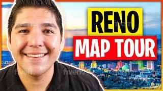 Reno Google Maps Tour | Living in Reno Nevada | Map of Reno