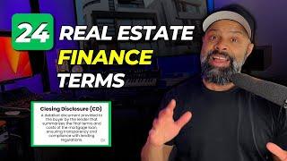 24 Real Estate Finance Vocabulary Words You MUST KNOW to Pass the Exam