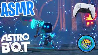 ASMR Gaming  Astro Bot PS5 Relaxing Gum Chewing  Controller Sounds + Whispering 