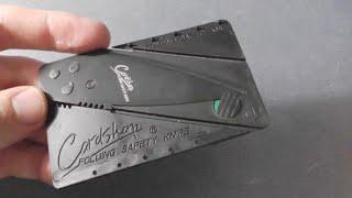 Нож визитка CardSharp первый взгляд