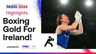 Ireland's Kellie Harrington retains her Olympic boxing title in Paris!  | #Paris2024 #Olympics