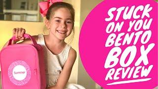 Stuck On You Bento Box Review | Why I chose this over Yumbox & NFM | Best Lunch Box for Kids