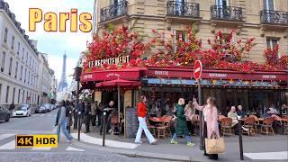 Paris, France  - Paris Walking Tour | Paris HDR walks, March 2025 | Paris 4K