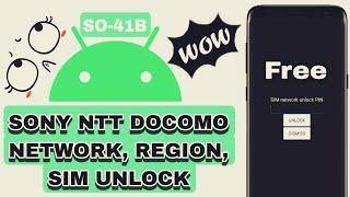 Unlock NTT Docomo Sony Xperia Free All Models locked (Network, Sim Lock, Region Lock)