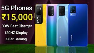 5G Phones Under 15000 | 6GB+128GB Storage, 120HZ Display | Best 5G Smartphone Under 15000 |