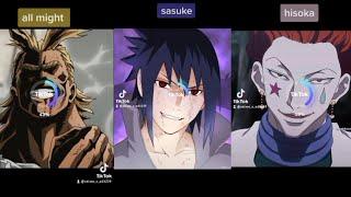 using the AI manga filter on different anime characters #anime #viral #mha #video #demonslayer #jjk