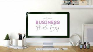 doTERRA Business Intro: "Business Made Easy" - by Lisa Moore-Clifton