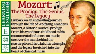 Learn English through Story ⭐ Level 3 –  Mozart – Graded Reader | WooEnglish