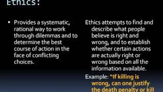 What is an Ethical Question?