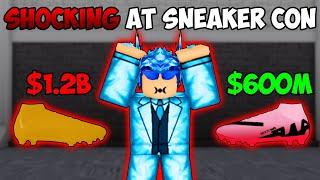 Finding SHOCKING Things At Sneaker Con in Sneaker Resell Simulator (Roblox)