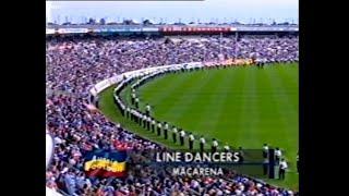 The Macarena, as the pre-game show of 1996 SANFL Grand Final