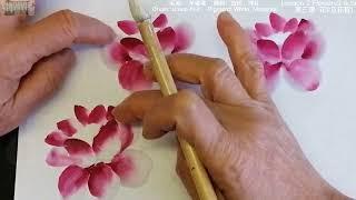 国画教学合集: 12. 玫瑰花 /review rose ‖Chinese Painting(2023)