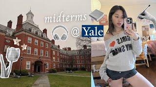 exam szn @ yale | midterm vlog, productive days, late study nights