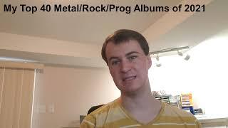 Top 40 Albums of 2021 (Metal/Rock/Prog)