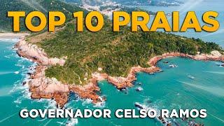  TOP 10 | AS MELHORES praias de GOVERNADOR CELSO RAMOS / SC | LISTA FEITA POR #MeuNomeéMaicon