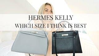 WHICH HERMES KELLY BAG I THINK IS THE BEST SIZE | REVIEW OF MY HEMRES KELLY BAGS | IAM CHOUETTE