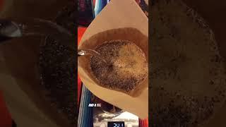 Trying home roasted coffee for the first time ️