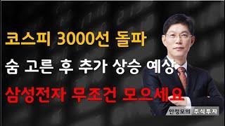 [주식]코스피 3000선 돌파 숨 고른 후 추가 상승 예상 삼성전자 무조건 모으세요(20250620금)주식 주식투자 주식강의 주식공부 주식초보 주식단타 주식고수 단타매매