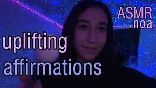 ASMR affirmations and face brushing (live stream clip)