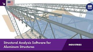 Structural Analysis Software for Aluminum Structures | RFEM 6 & RSTAB 9 by Dlubal Software