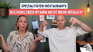 Restaurants reservieren myAIDA | Alles schon ausgebucht? Was tun?